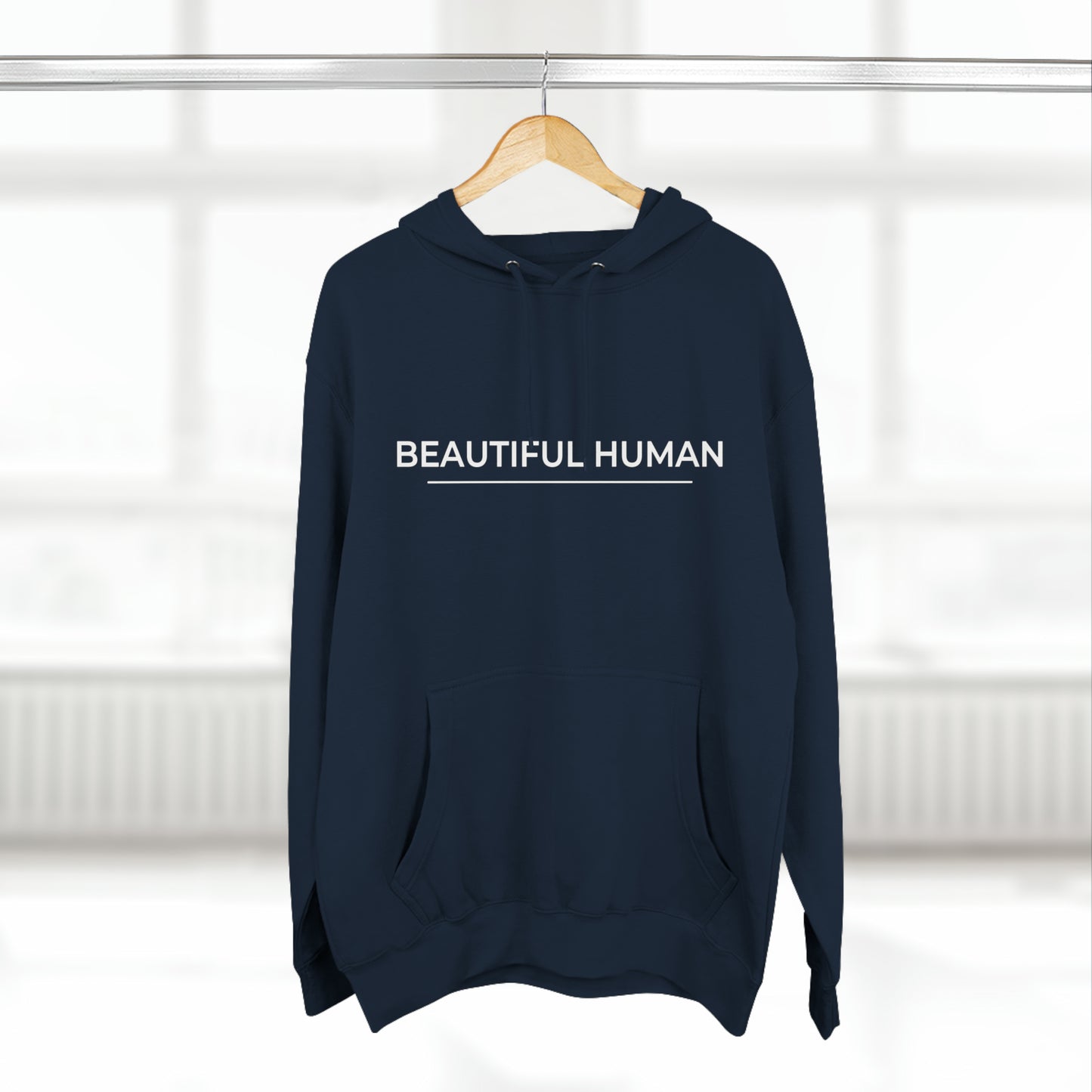 Beautiful Human All Gender Premium Pullover Hoodie