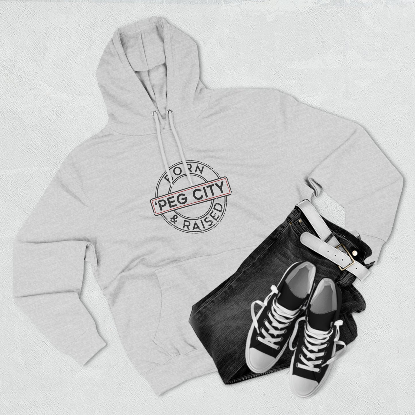 'Peg City Born & Raised Hoodie (All Gender)