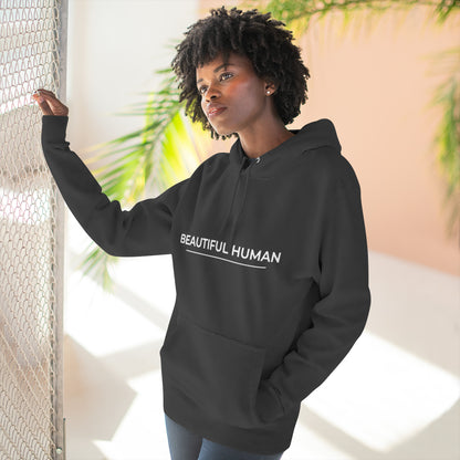 Beautiful Human All Gender Premium Pullover Hoodie